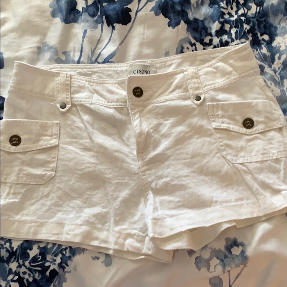 Linen shorts